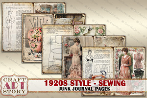 Fashion Junk Journal 1920s Sewing