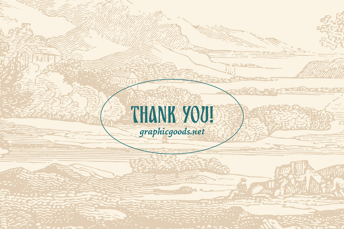 Vintage Landscape Illustrations, an Illustration by Graphic Goods (Photo 18 of 18)
