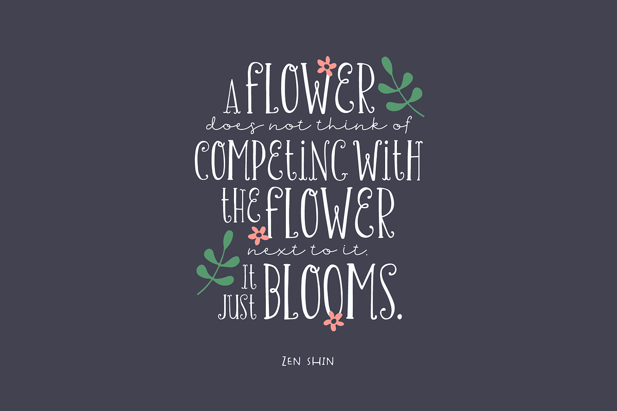 Chirp & Blossom Font preview 3