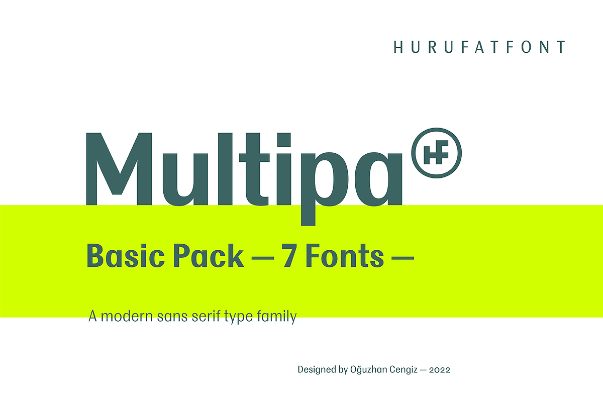 Multipa Basic Pack, a Sans Serif Font by Hurufatfont (Photo 1 of 14)