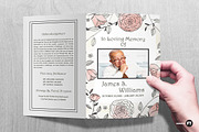 Funeral Program Template Minimal, a Brochure Template by Madhabi Studio (Thumbnail 4 of 5)
