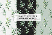 Eucalyptus Watercolor, an Object Illustration by CaraulanStore (Thumbnail 15 of 19)