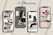 Ladypreneur Illustration Set, a Work Illustration by Irena Art (Thumbnail 3 of 13)