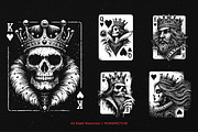 10 Bundle Dark Art Heart Card King, an Illustration by Morspective (Thumbnail 3 of 7)