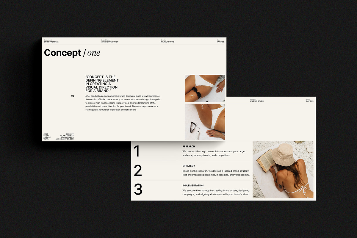 ADE / Brand Proposal, a Presentation Template by Wildnun Studio (Photo 7 of 16)