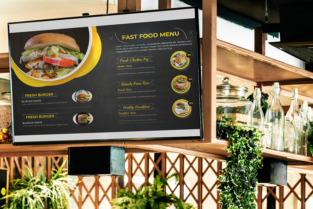 Digital Menu Design Templates, a Stationery Template by MRI STUDIO (Photo 4 of 4)