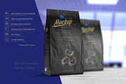 Black Paper Bag With Window Mock-up, a Packaging Mockup by Reformer Mockup (Thumbnail 7 of 7)