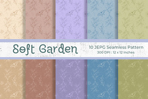 Soft Garden Seamless Pattern