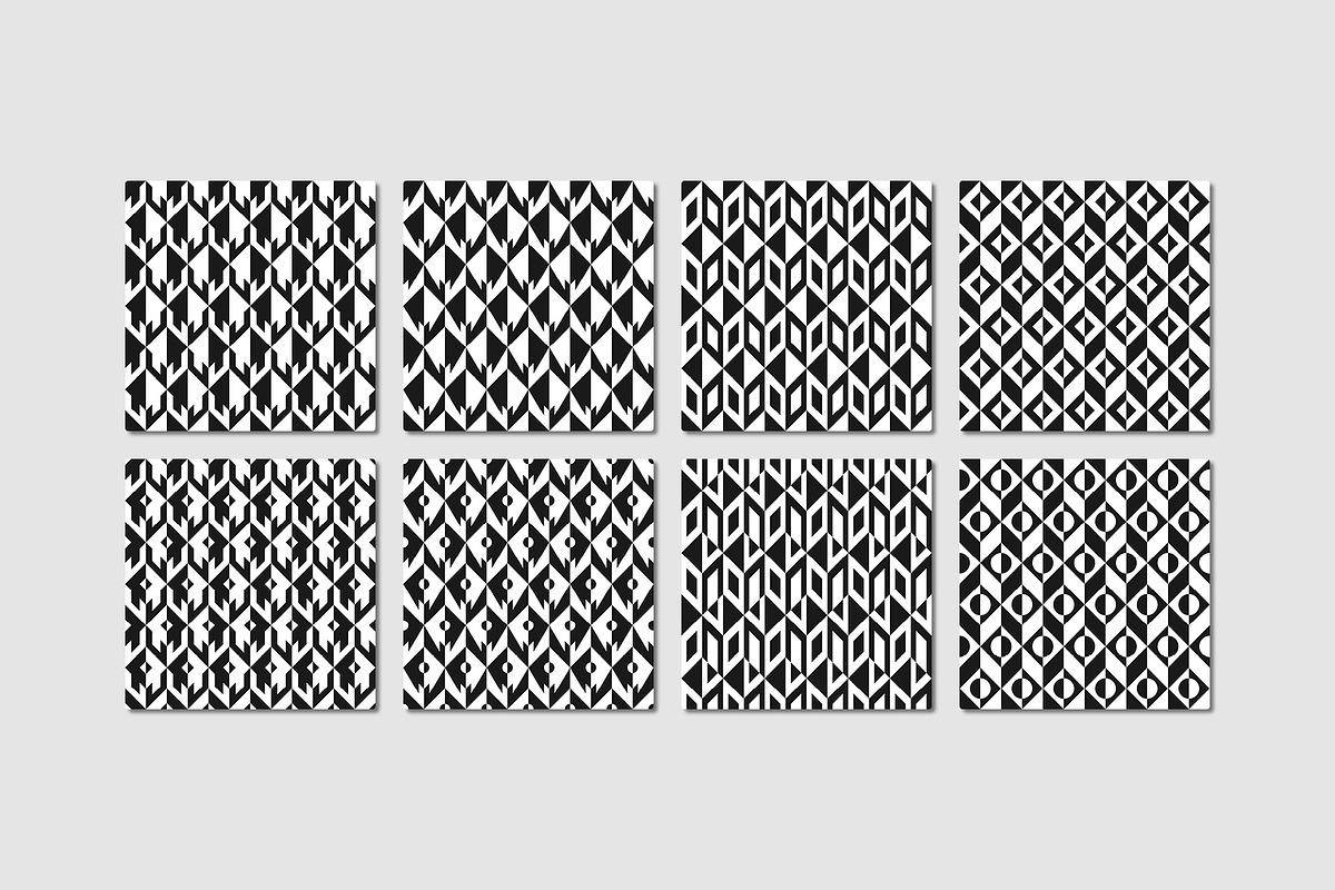 Hexagons - 28 Seamless Patterns, a Pattern Graphic by Tustan (Photo 2 of 6)