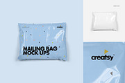 Mailing Bag Mockup Set, a Packaging Mockup by creatsy4 (Thumbnail 2 of 9)