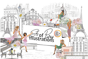 Paris set with a fashion girl.