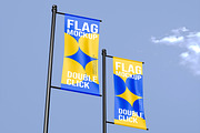Flag Mockup, an Advertising Mockup by Permadi Creative (Thumbnail 2 of 5)