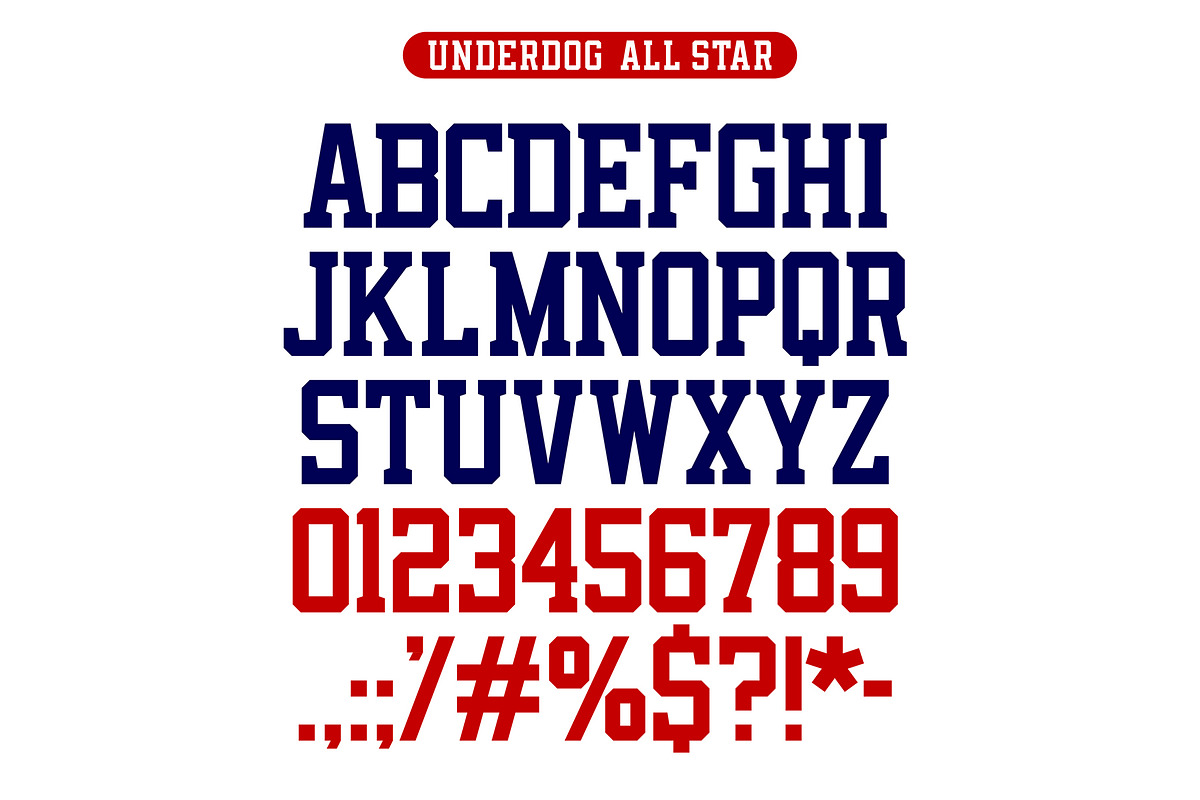 Underdog Typeface, a Font by MightySHORT (Photo 3 of 9)