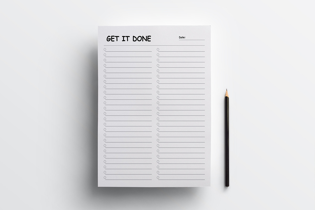 Editable Daily To-do List Planner, a Stationery Template by Mazharul Islam (Photo 2 of 4)