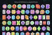 3D Ransom Notes Inflated Graphics, a Graphic by LarysaZabrotskaya (Thumbnail 2 of 11)
