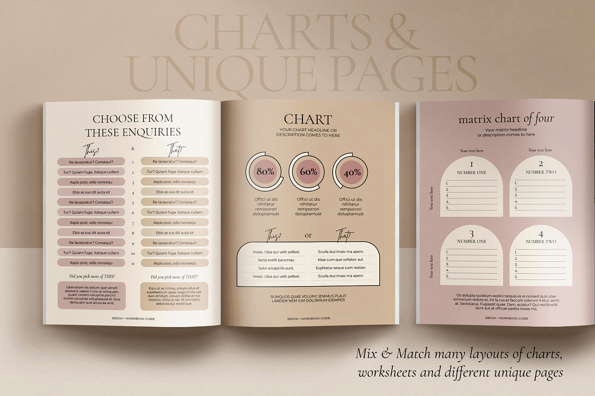 4 in 1 Course Creator Bundle CANVA, a Magazine Template by Mirazz (Photo 18 of 50)