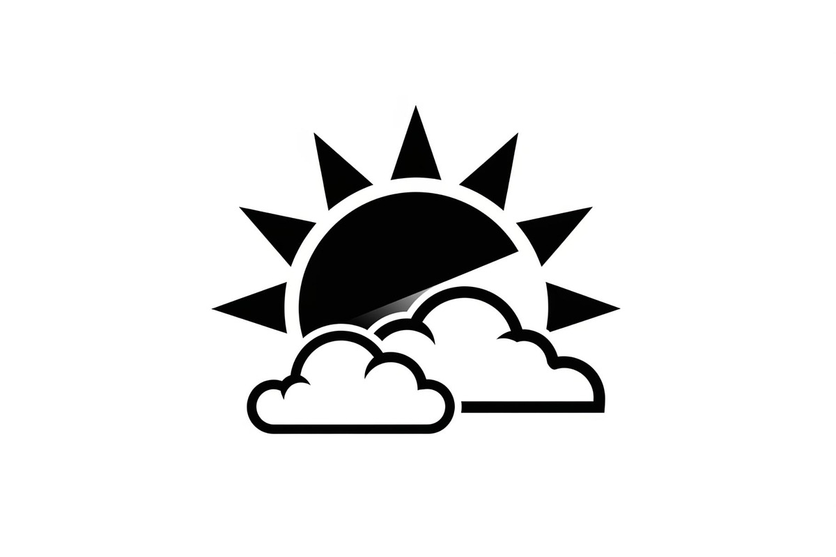 Sun Behind Clouds Silhouette Bundle, an Illustration by Gaye Art (Photo 29 of 31)