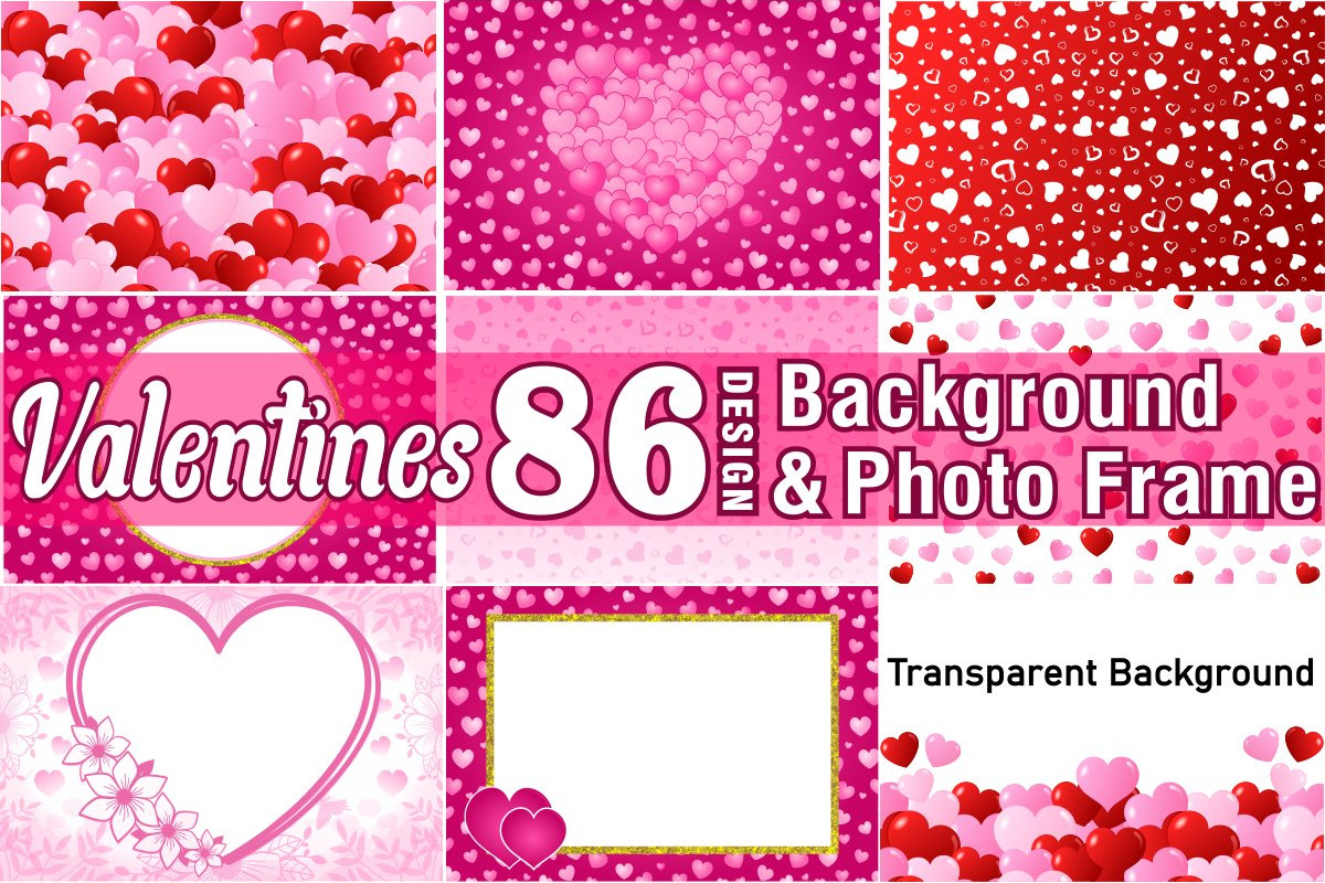 Valentine Pattern Background Bundle, a Background Photo by D2PUTRI (Photo 1 of 13)