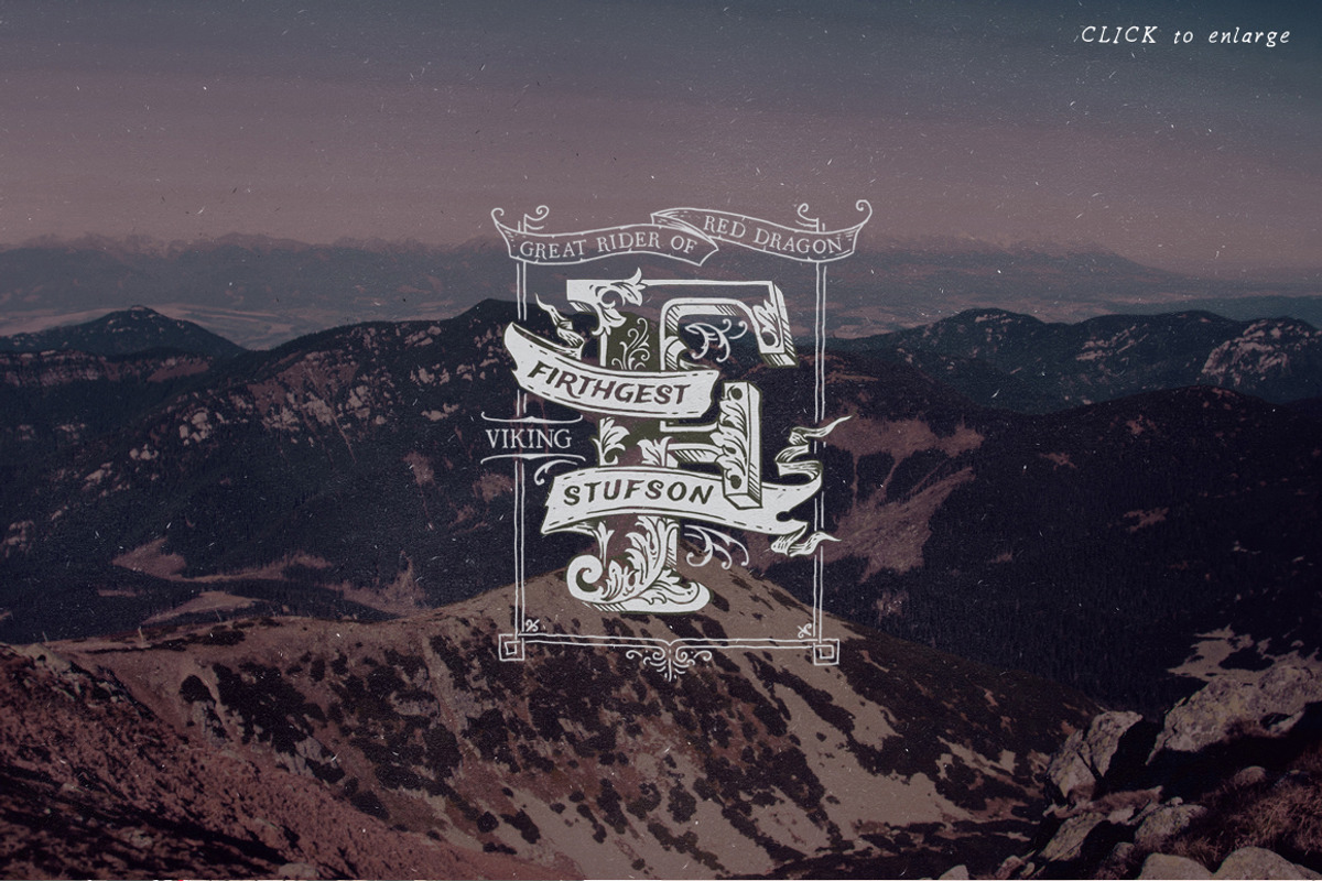 Vintage Monogram Logo Complete Pack, a Branding & Logo Template by lups design (Photo 3 of 7)
