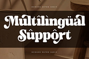 Midnight Gelactic Modern Retro Serif, a Serif Font by Letterena Studios (Thumbnail 12 of 15)