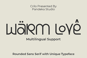 Crilo - Playful Logo Sans