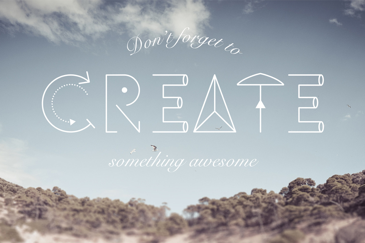 Awesome Bundle 84 fonts, a Script Font by Etewut (Photo 33 of 71)