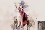 Watercolor Aura Portrait Ps Action, an Action Add-On by Studio Retouch (Thumbnail 3 of 17)