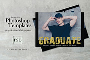 Goldrush Graduation Announce G100, an Invitation Template by Studio Forty Design (Thumbnail 1 of 6)