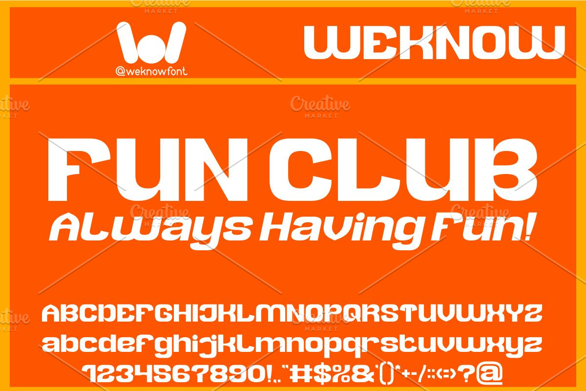 Big Smile Font, a Sans Serif Font by weknow (Photo 3 of 8)