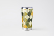 10 Olive Retro Seamless Patterns, a Pattern Graphic by Inknfolly (Thumbnail 4 of 6)