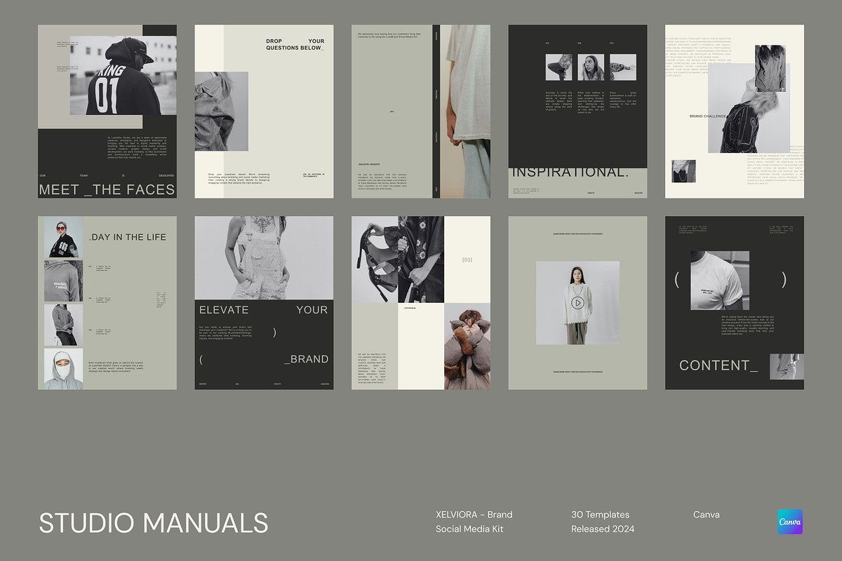 XELVIORA - Brand Social Media Kit, a Social Media Template by Studio Manuals (Photo 4 of 8)