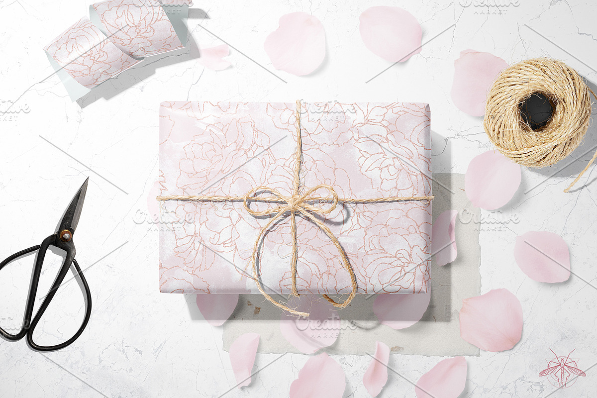 Misty Rose | Vector patterns, a Pattern Graphic by Tanya Vollar (Photo 9 of 10)