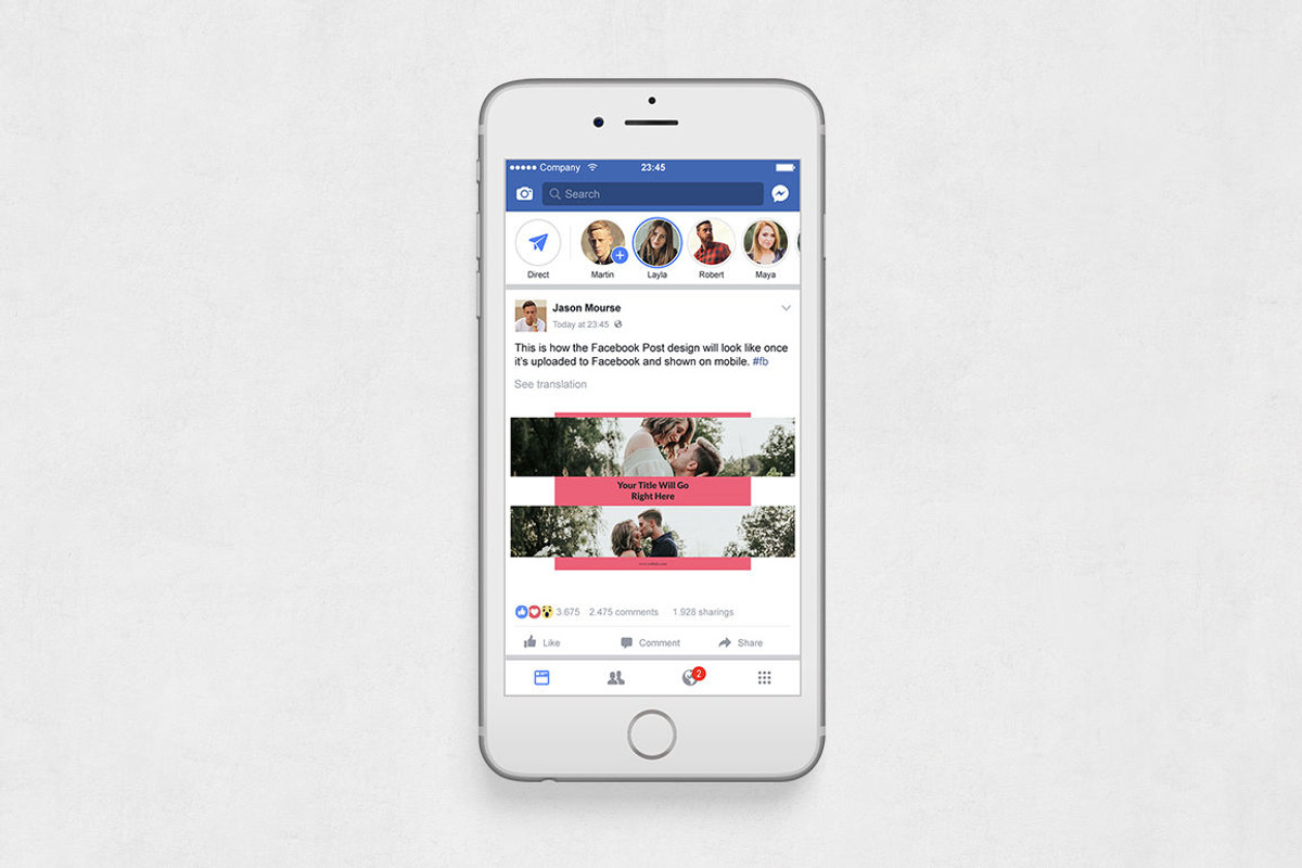 Love Facebook Posts, a Social Media Template by Social Corner Graphics (Photo 6 of 7)