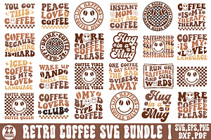 Retro Coffee SVG Bundle, Coffee SVG