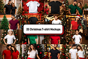 Cozy Christmas T-shirt Mockup Bundle, a Shirt Mockup by Genius Graph (Thumbnail 1 of 4)