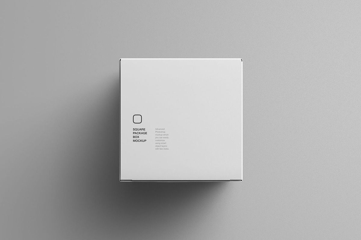 Square Package Box Mockup, a Packaging Mockup by Graphic Pear (Photo 3 of 7)