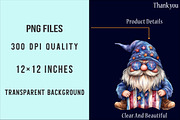 Groovy 4th of July Gnomes PNG, an Illustration by SinaCreation (Thumbnail 4 of 5)
