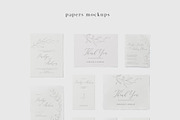 Papers&Envelopes - mockup set, a Product Mockup by Creatoom (Thumbnail 16 of 29)