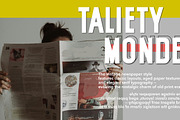 Behenley – Condensed Sans Serif Font, a Sans Serif Font by Bayuktx (Thumbnail 4 of 9)