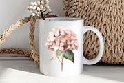 Hydrangea clipart, Watercolor floral, a Decorative Illustration by ElenazlataArt (Thumbnail 6 of 7)