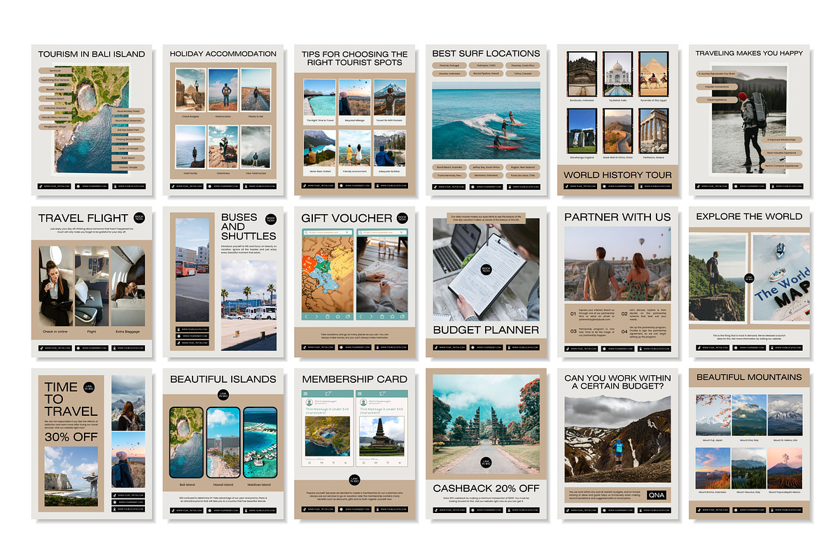 Travel Cream Template, a Social Media Template by Kalubuak (Photo 5 of 10)