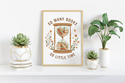So Many Books so Little Time PNG, an Illustration by Craft Nest (Thumbnail 5 of 6)