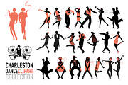 Great Clipart Dancing Collection, an Illustration by La Inspiratriz (Thumbnail 2 of 7)