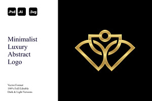 Minimalist Luxury Abstract Logo, a Branding & Logo Template by Luxury Logos