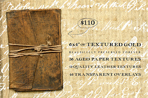 94 Vintage Leather & Paper Textures