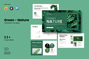 Green - Nature Presentation Template, a Presentation Template by Cleffon_Graphic_Studio (Thumbnail 1 of 4)
