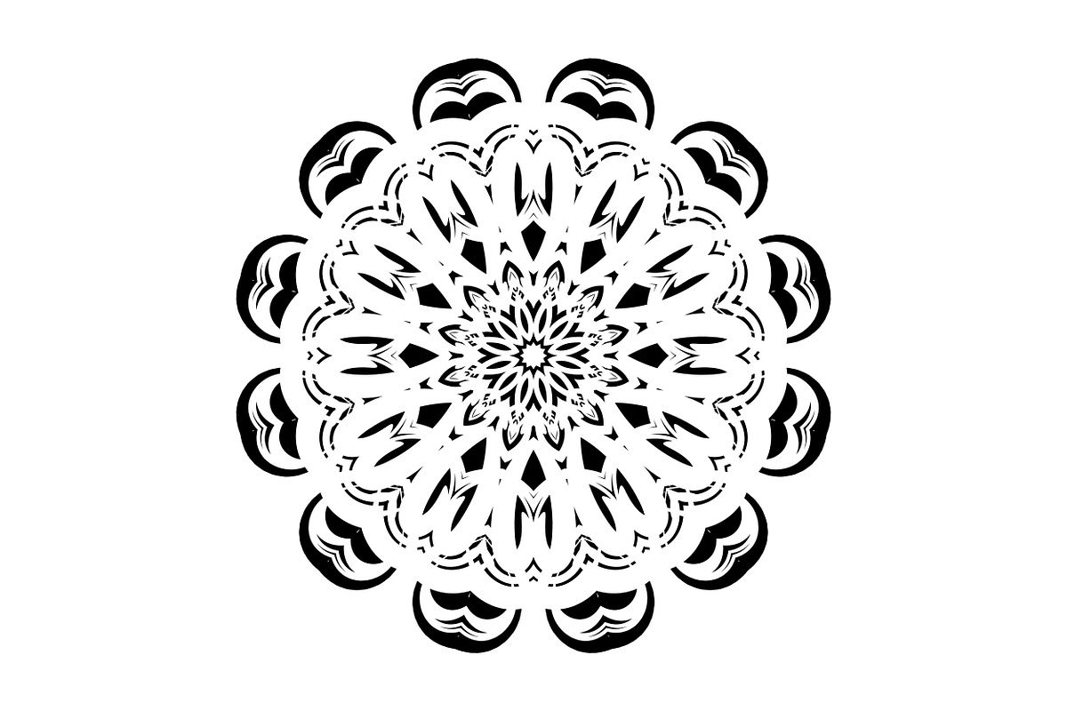 Decorative Mandala Digital Art Pack, a Decorative Illustration by NJ Himel (Photo 90 of 101)