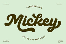 Mickey - Classy Script Font