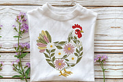 Yarn Easter Floral Chicken PNG, an Illustration by CraftArtStudio (Thumbnail 3 of 4)