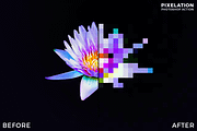 Pixelation Photoshop Action, an Action Add-On by maximakesthings (Thumbnail 3 of 4)